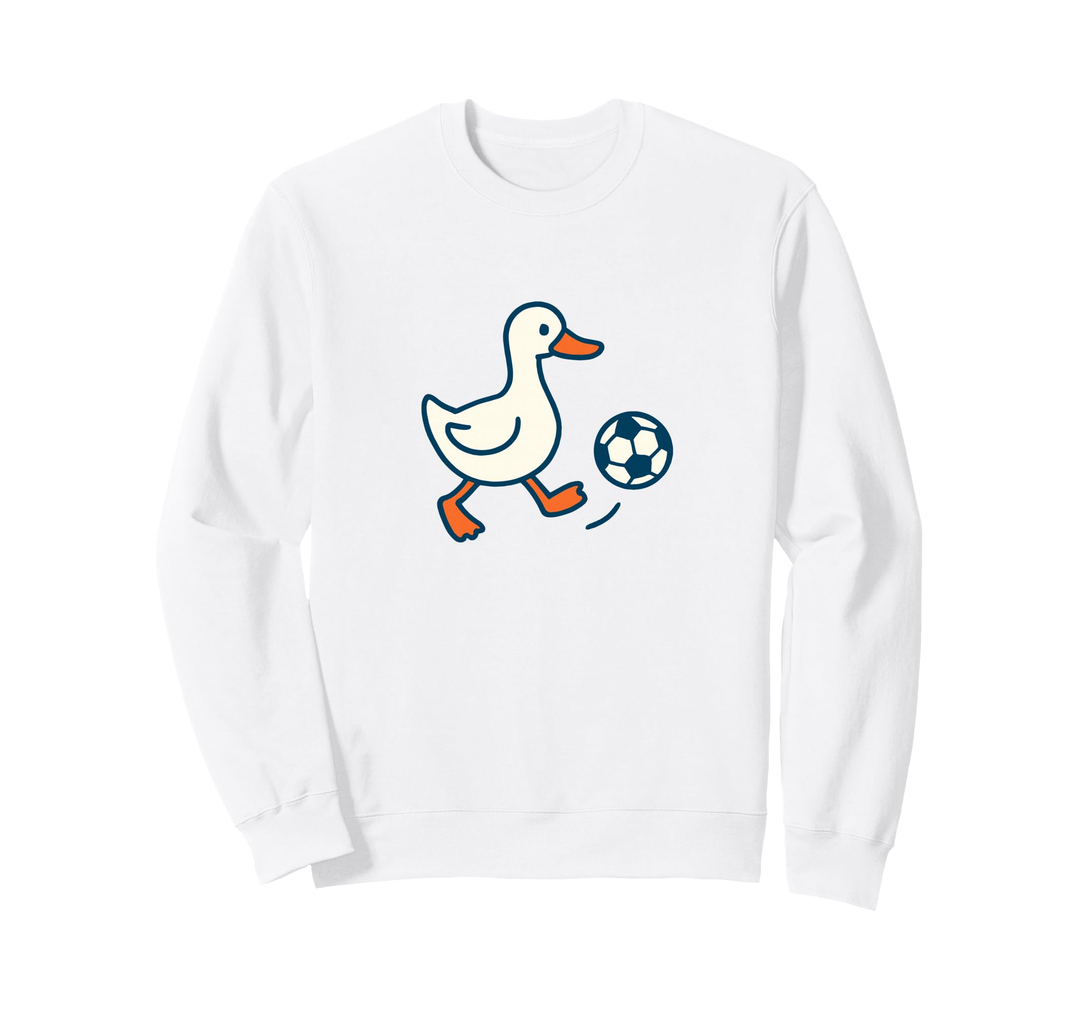 Minimalist Soccer Duck Football Sweatshirt - Novelty Apparel for Adults - T-Shirt, Sweatshirt, Hoodie