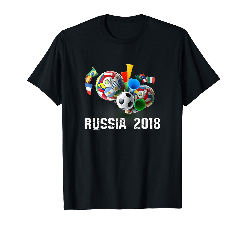 Russia Football 2018 World Soccer T-Shirt - Minimalist Print Men Women - T-Shirt, Sweatshirt, Hoodie