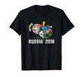 Russia Football 2018 World Soccer T-Shirt - Minimalist Print Men Women - T-Shirt, Sweatshirt, Hoodie
