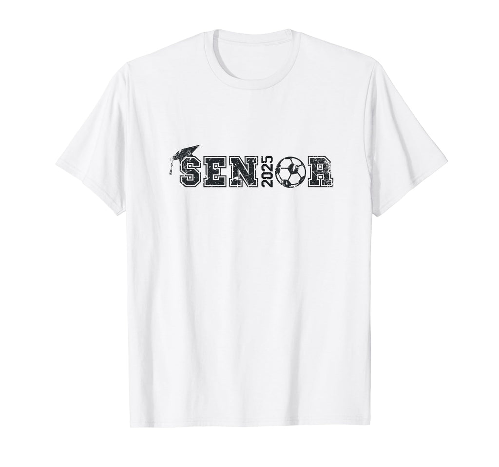 Class 2025 Senior Soccer T-Shirt - Minimalist Print Men Women - T-Shirt, Sweatshirt, Hoodie