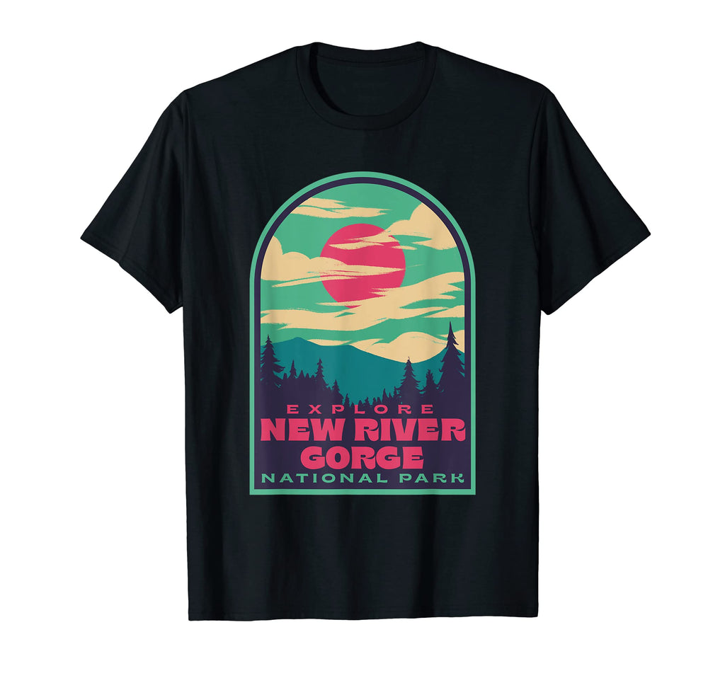 New River Gorge National Park Sunset T-Shirt - Trendy Graphic Men Women - T-Shirt, Sweatshirt, Hoodie