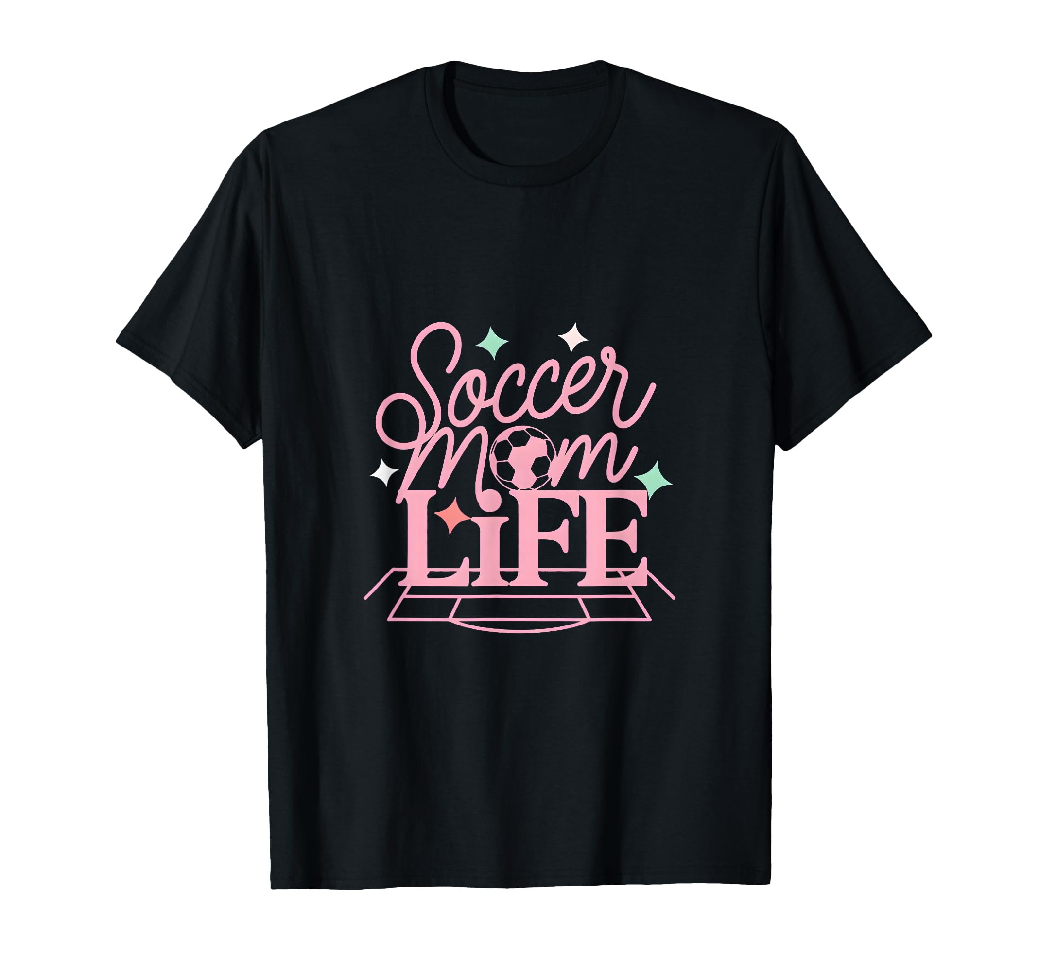 Soccer Mom Life Proud Sideline Support T-Shirt - Fun Novelty Design Unisex - T-Shirt, Sweatshirt, Hoodie