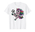 Funny Soccer Unicorn Just Who Loves T-Shirt - Custom Art Print Men Women - T-Shirt, Sweatshirt, Hoodie