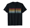70S Usa Grand Teton National Park T-Shirt - Minimalist Print Unisex - T-Shirt, Sweatshirt, Hoodie