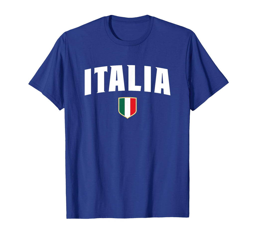 Italian Flag Italy Italia Blue T-Shirt - Minimalist Print for Adults - T-Shirt, Sweatshirt, Hoodie