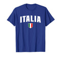Italian Flag Italy Italia Blue T-Shirt - Minimalist Print for Adults - T-Shirt, Sweatshirt, Hoodie