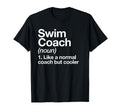 Swim Coach Funny Sports Definition T-Shirt - Fun Novelty Design Unisex - T-Shirt, Sweatshirt, Hoodie