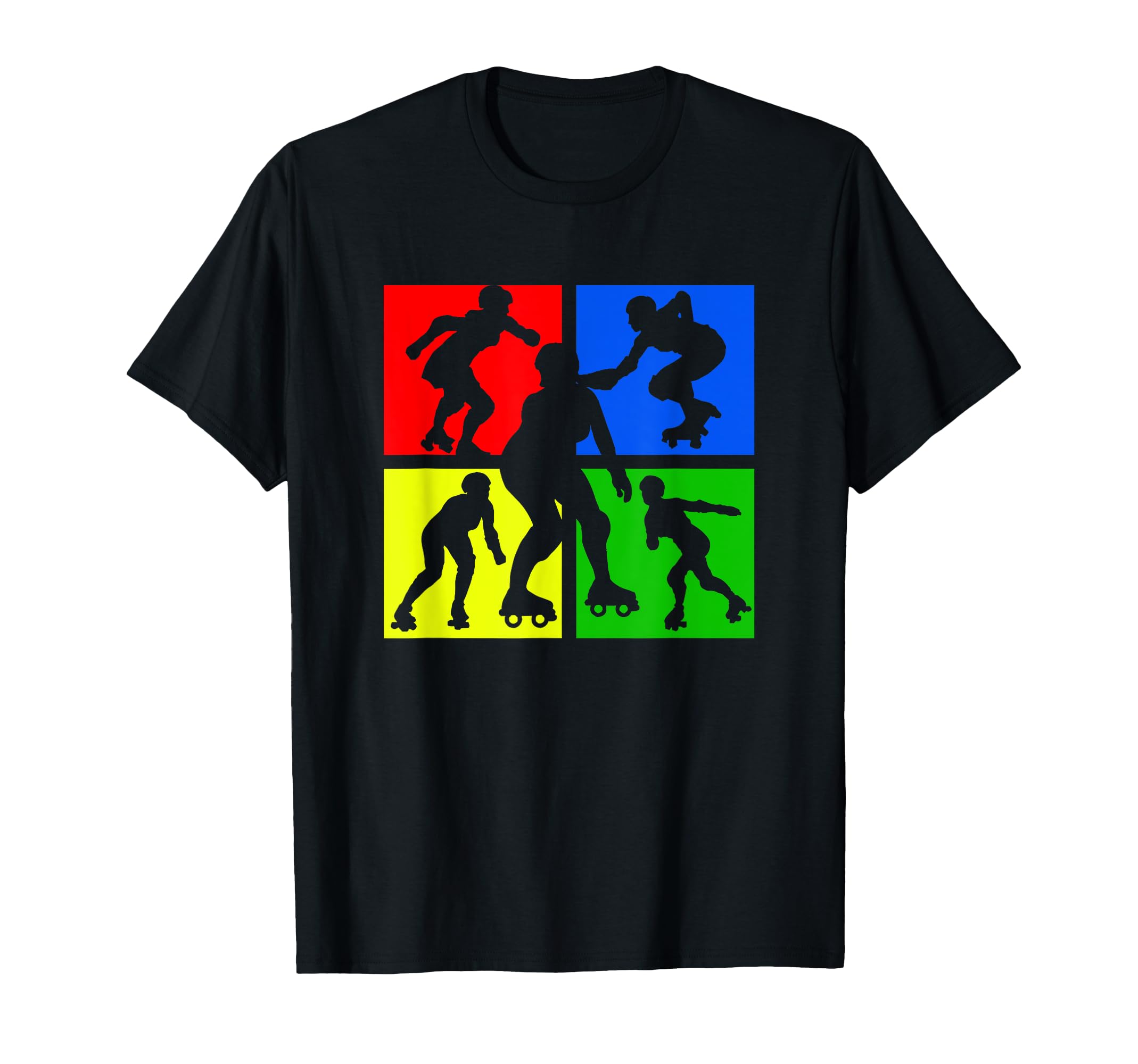 Roller Skater Derby Skates Roller T-Shirt - Trendy Graphic for Adults - T-Shirt, Sweatshirt, Hoodie