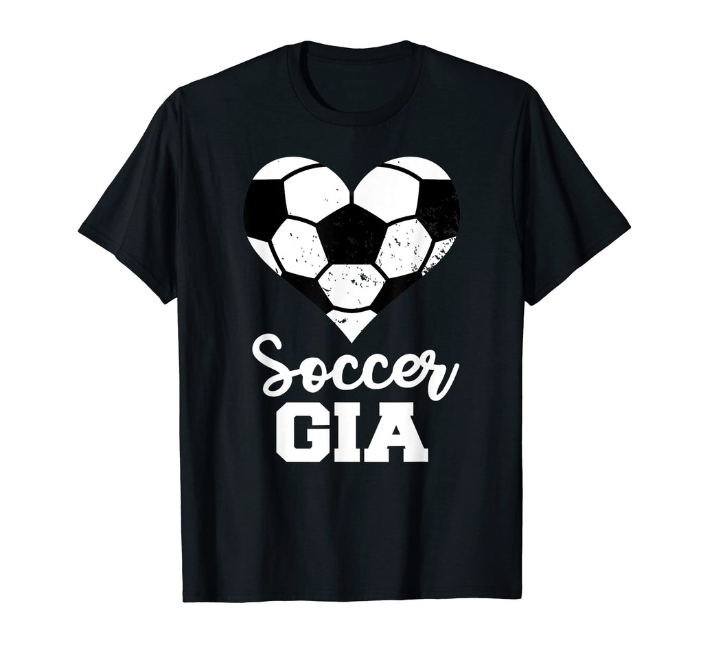 Soccer Gia Funny Soccer Heart T-Shirt - Fun Novelty Design for Adults - T-Shirt, Sweatshirt, Hoodie