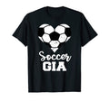 Soccer Gia Funny Soccer Heart T-Shirt - Fun Novelty Design for Adults - T-Shirt, Sweatshirt, Hoodie