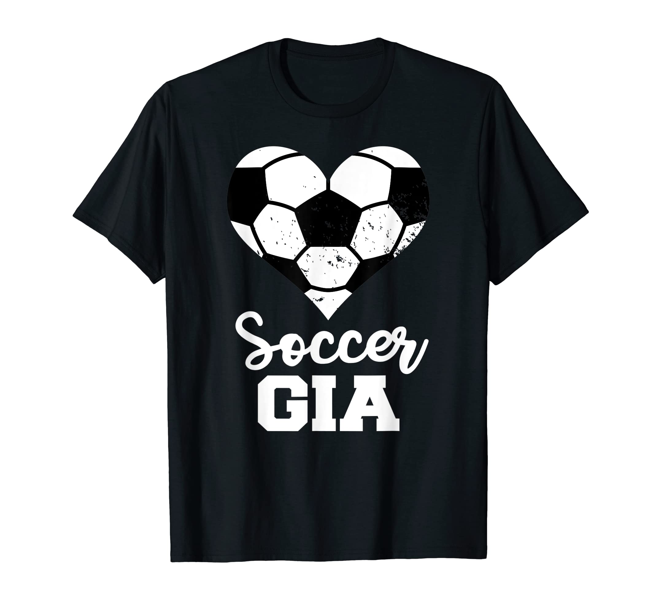 Soccer Gia Funny Soccer Heart T-Shirt - Fun Novelty Design for Adults - T-Shirt, Sweatshirt, Hoodie