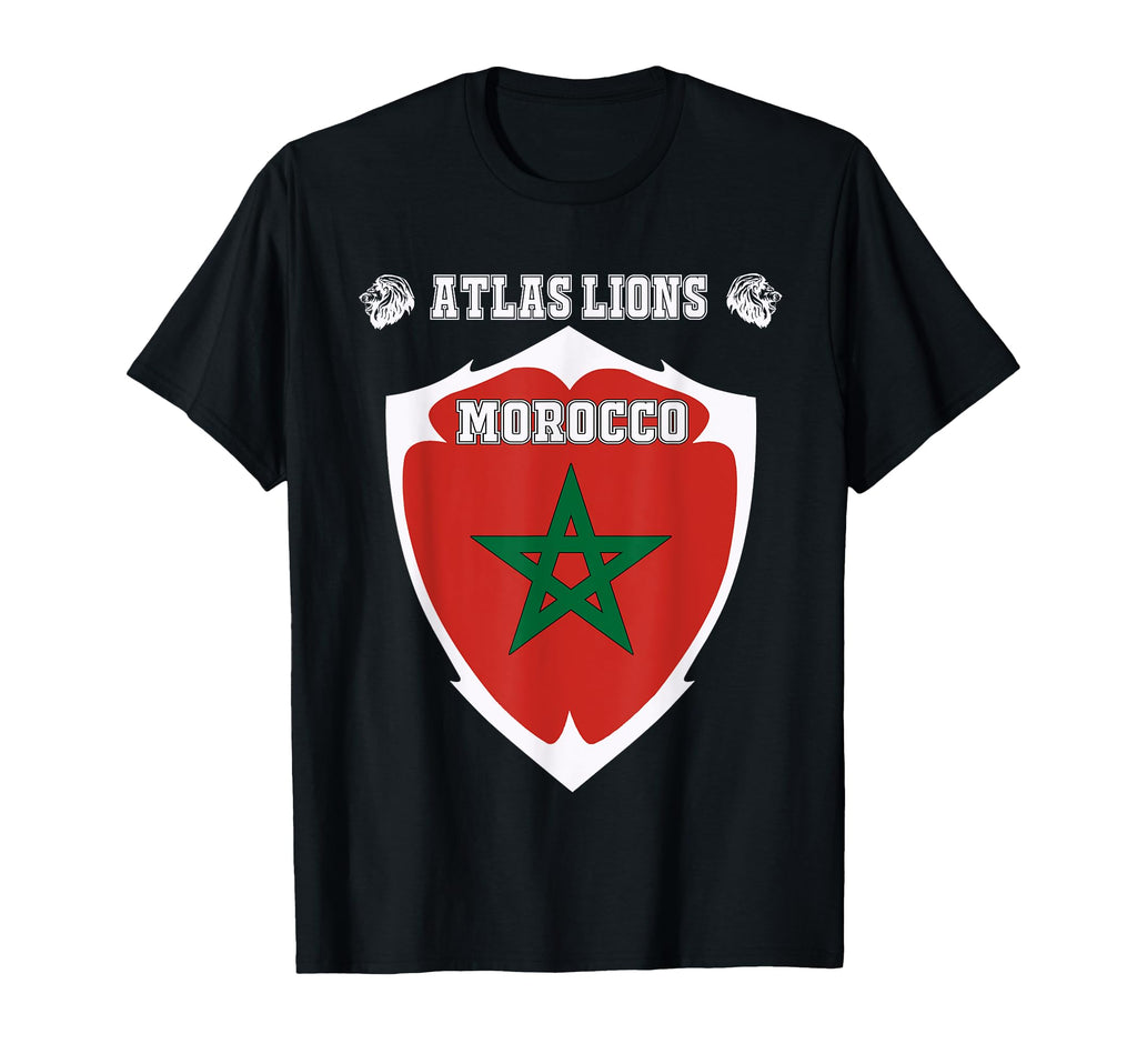 Morocco Flag Moroccan Soccer Morocco T-Shirt - Aesthetic Graphic Unisex - T-Shirt, Sweatshirt, Hoodie