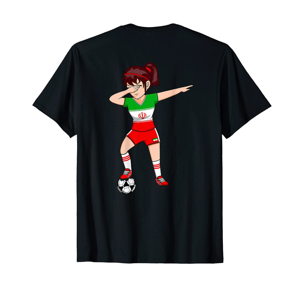 Dabbing Soccer Iran Jersey Iranian Football T-Shirt - Graphic Print Unisex - T-Shirt, Sweatshirt, Hoodie