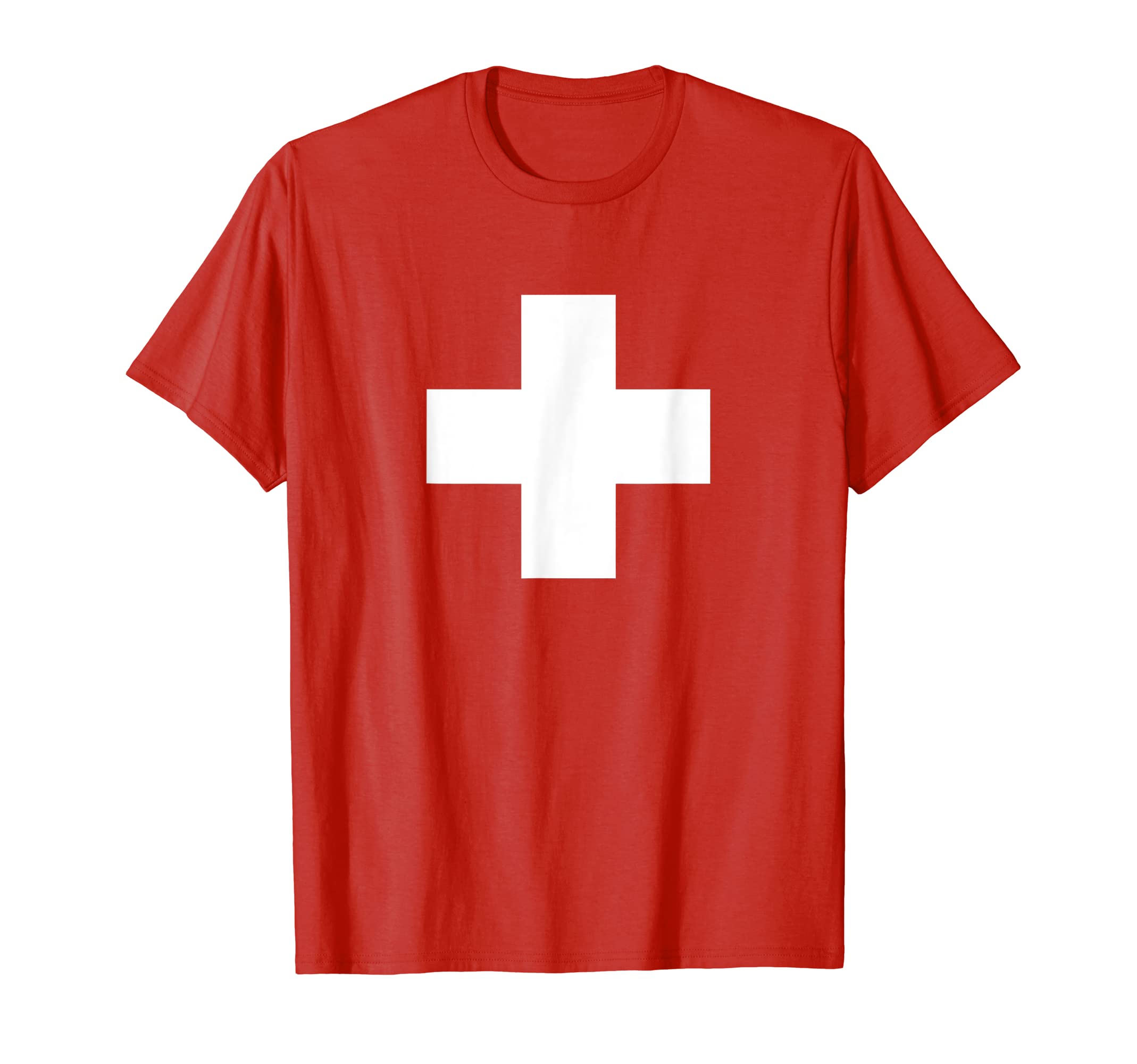 Swiss National Flag Love Switzerland T-Shirt - Casual Everyday Wear Unisex - T-Shirt, Sweatshirt, Hoodie
