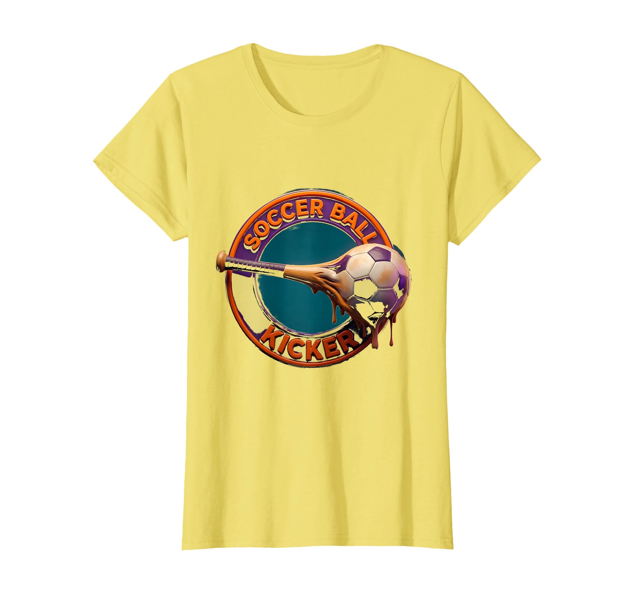 Soccer Ball Kicker Baseball Bat T-Shirt - Aesthetic Graphic for Adults - T-Shirt, Sweatshirt, Hoodie