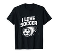 I Love Soccer Enthusiast Sports T-Shirt - Custom Art Print Men Women - T-Shirt, Sweatshirt, Hoodie