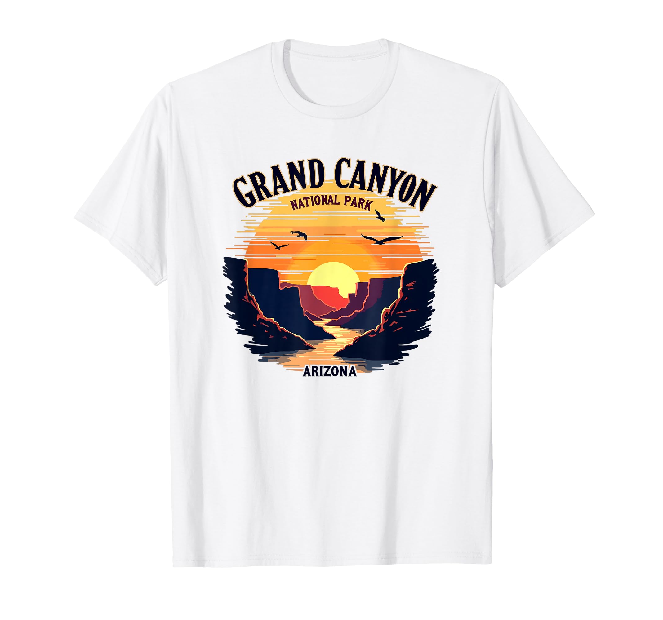 Grand Canyon National Park Scene T-Shirt - Trendy Graphic for Adults - T-Shirt, Sweatshirt, Hoodie