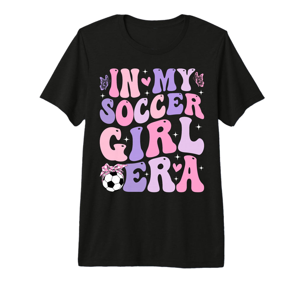 My Soccer Era Groovy Soccer Tri Blend T-Shirt - Minimalist Print Men Women - T-Shirt, Sweatshirt, Hoodie