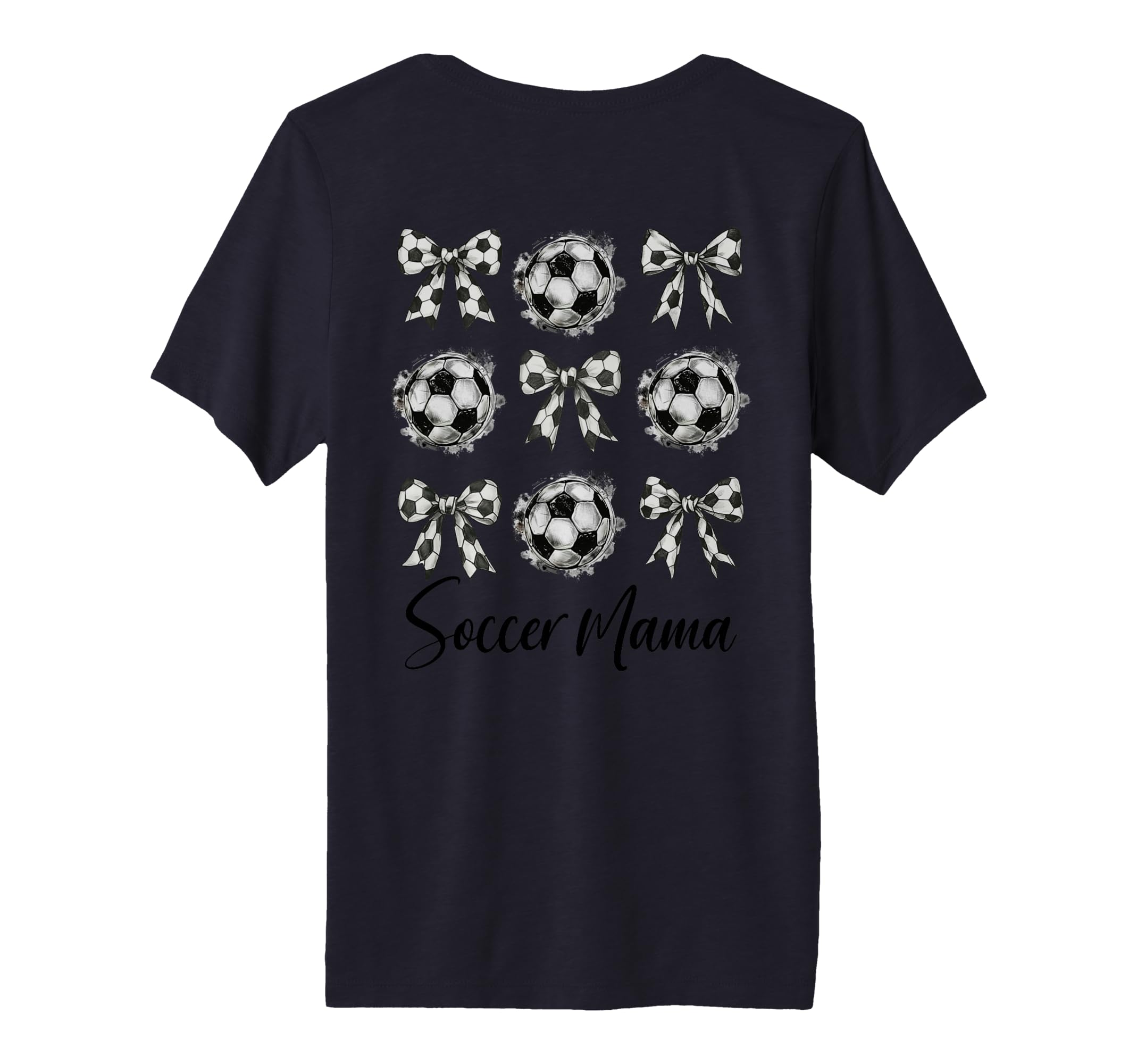 Womens Soccer Mama Soccer Coquette T-Shirt - Minimalist Print Men Women - T-Shirt, Sweatshirt, Hoodie