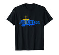 Asturian Map And Flag Distressed T-Shirt - Fun Novelty Design Unisex - T-Shirt, Sweatshirt, Hoodie