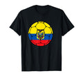 Ecuador Soccer Ball Flag Jersey T-Shirt - Casual Everyday Wear Unisex - T-Shirt, Sweatshirt, Hoodie