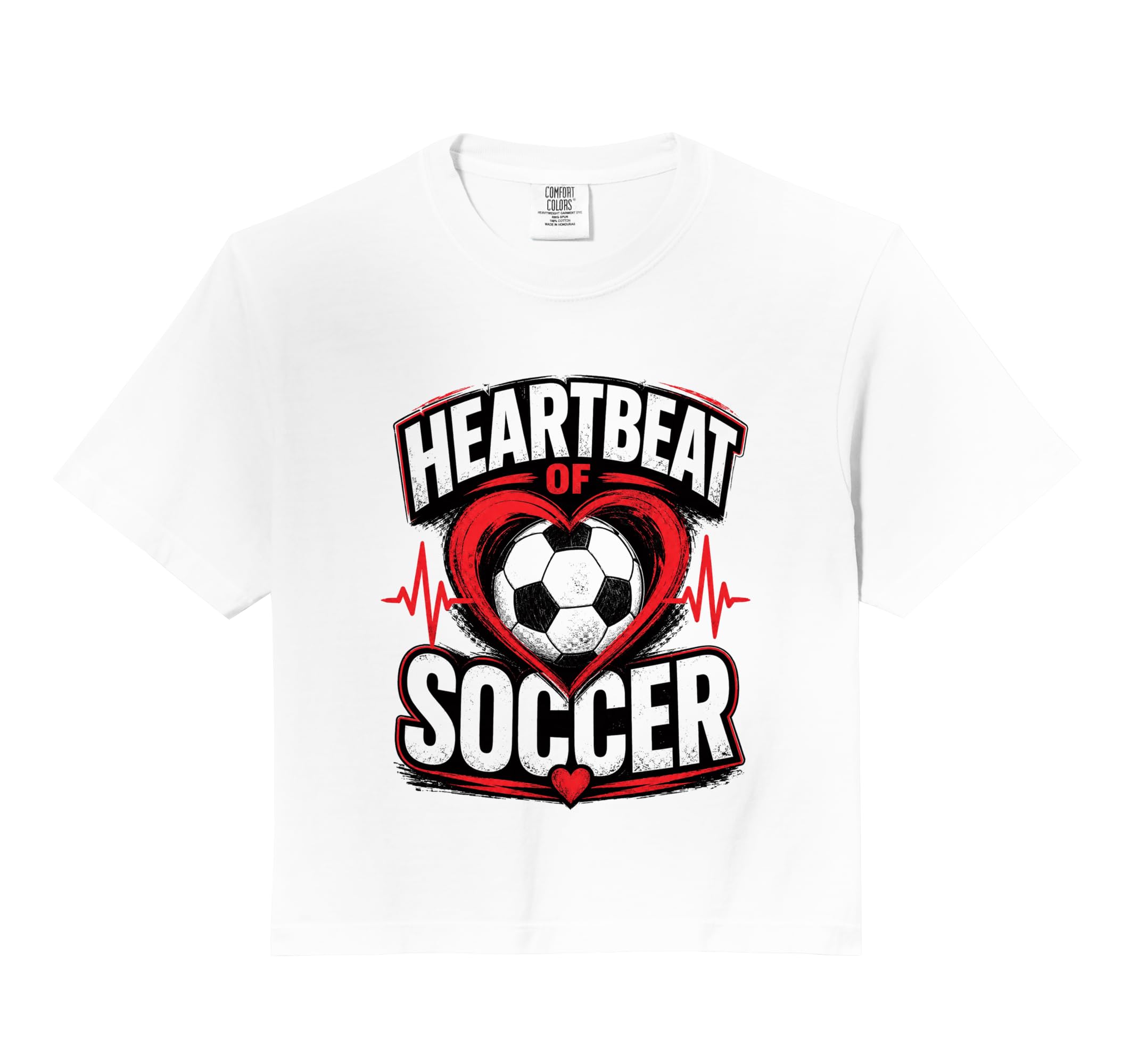 Football Collection Soccer Heartbeat T-Shirt - Trendy Graphic Men Women - T-Shirt, Sweatshirt, Hoodie