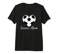 Soccer Mom Heart Soccer Ball Funny T-Shirt - Aesthetic Graphic for Adults - T-Shirt, Sweatshirt, Hoodie