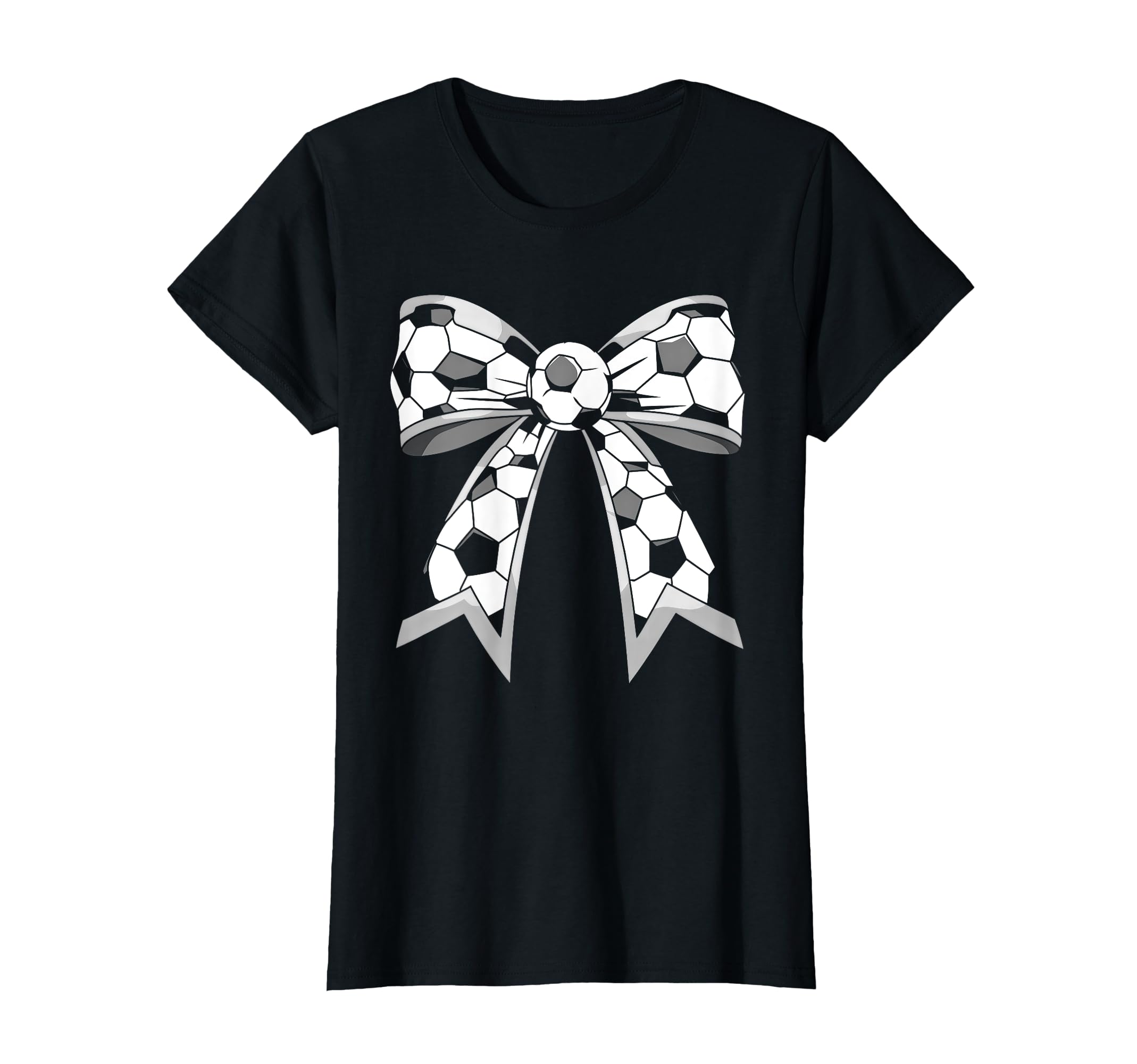 Womens Soccer Coquette Bow Soccer T-Shirt - Casual Everyday Wear Men Women - T-Shirt, Sweatshirt, Hoodie