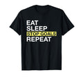 Soccer Goalkeeper Eat Sleep Stop Goals T-Shirt - Minimalist Print Unisex - T-Shirt, Sweatshirt, Hoodie