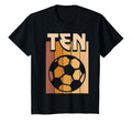 10 Year Old Soccer Birthday 10Th T-Shirt - Custom Art Print for Adults - T-Shirt, Sweatshirt, Hoodie