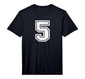 Number 5 Sport Distressed Varsity T-Shirt - Streetwear Style for Adults - T-Shirt, Sweatshirt, Hoodie