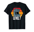 7Th Birthday 7 Years Old Video Game Level T-Shirt - Trendy Graphic Unisex - T-Shirt, Sweatshirt, Hoodie