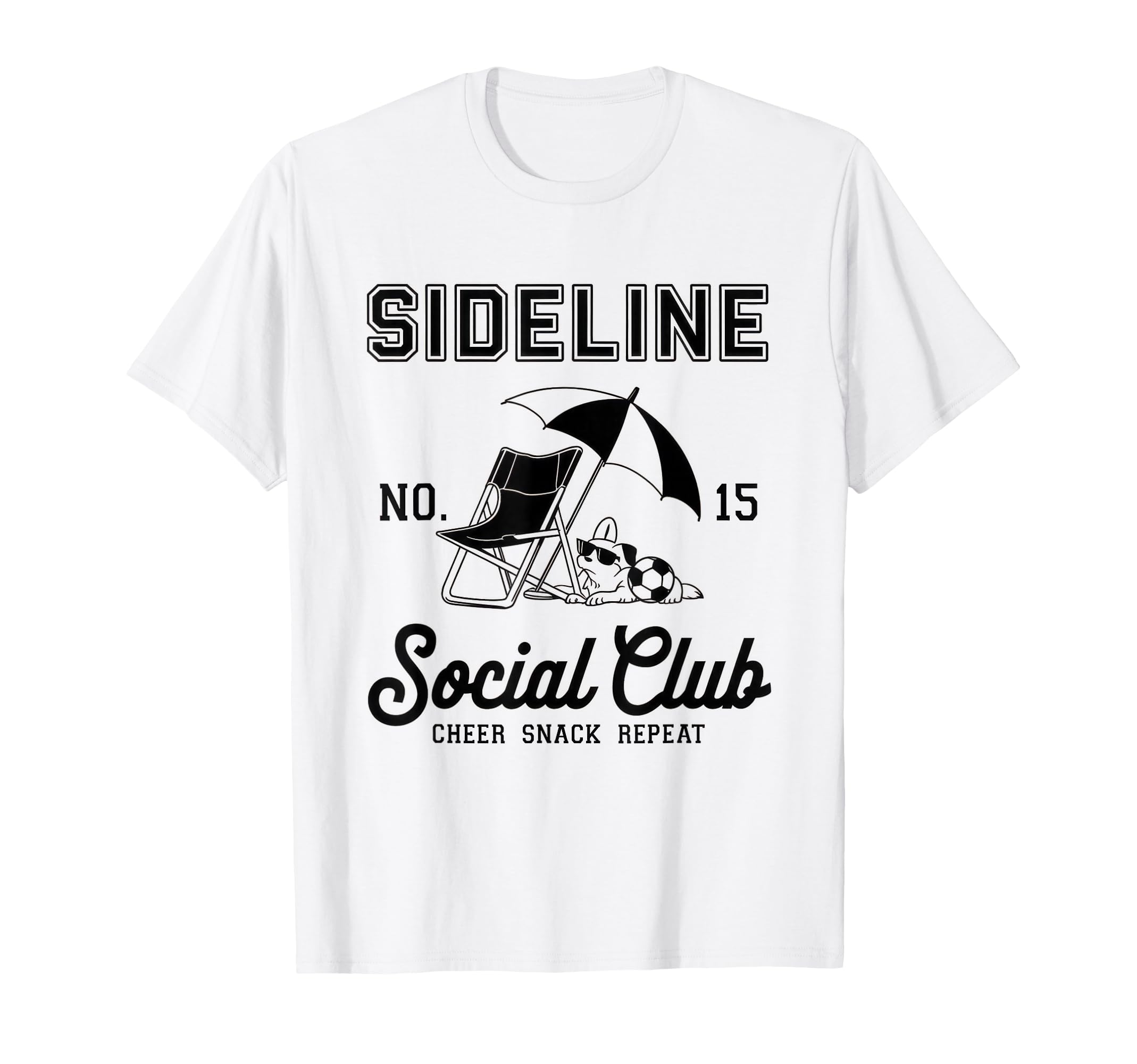 Sideline Social Club Soccer Mom Game Day T-Shirt - Unique Graphic Unisex - T-Shirt, Sweatshirt, Hoodie