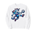 Footballer Unicorn Fans Soccer Team Sweatshirt - Unique Graphic Men Women - T-Shirt, Sweatshirt, Hoodie