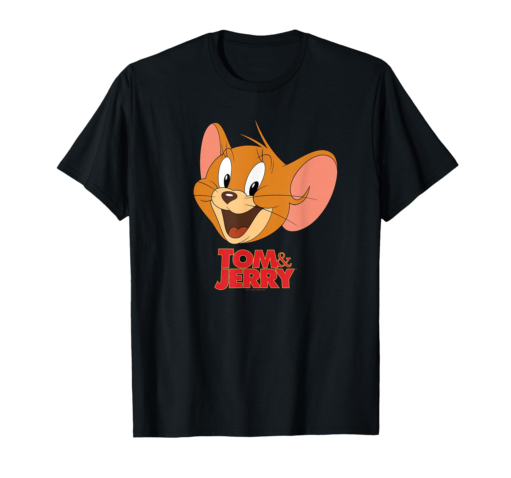 Tom Jerry Movie Jerry Head Small T-Shirt - Unique Graphic for Adults - T-Shirt, Sweatshirt, Hoodie