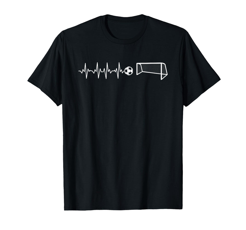 Funny Soccer Heartbeat Ecg Football T-Shirt - Streetwear Style Men Women - T-Shirt, Sweatshirt, Hoodie