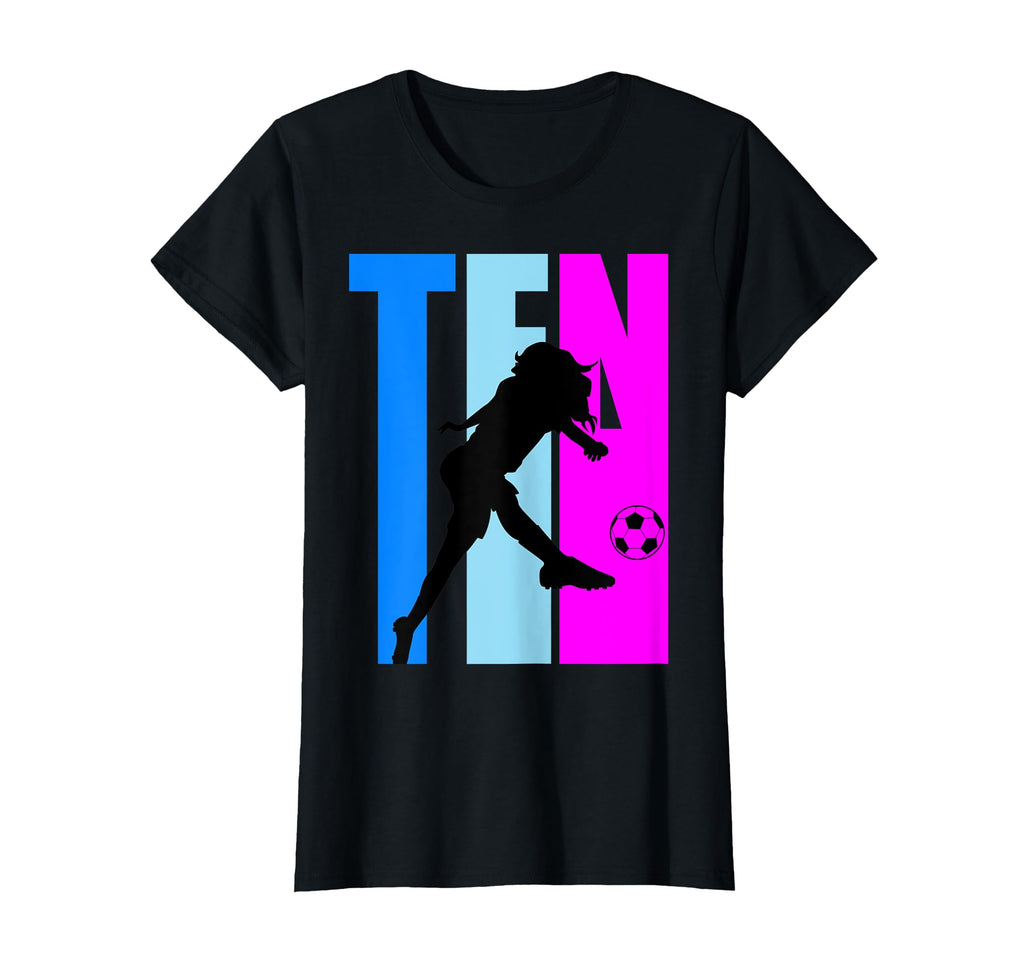 10Th Soccer Birthday Goals Score T-Shirt - Aesthetic Graphic Men Women - T-Shirt, Sweatshirt, Hoodie