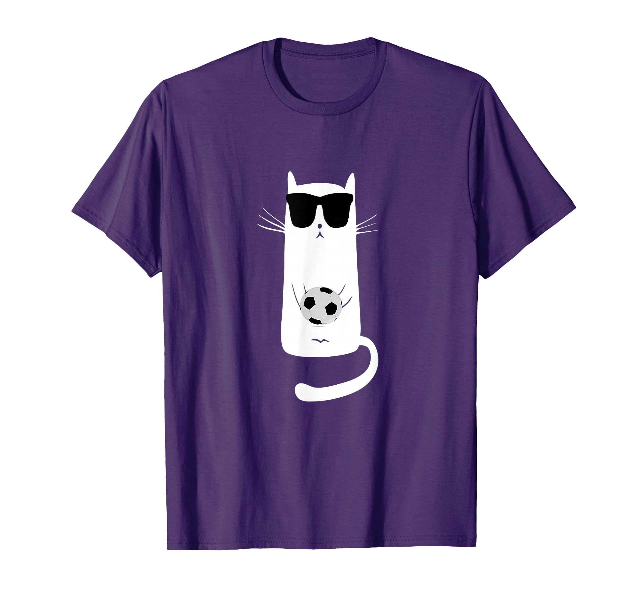 Funny Cat Wearing Sunglasses Playing T-Shirt - Aesthetic Graphic Unisex - T-Shirt, Sweatshirt, Hoodie