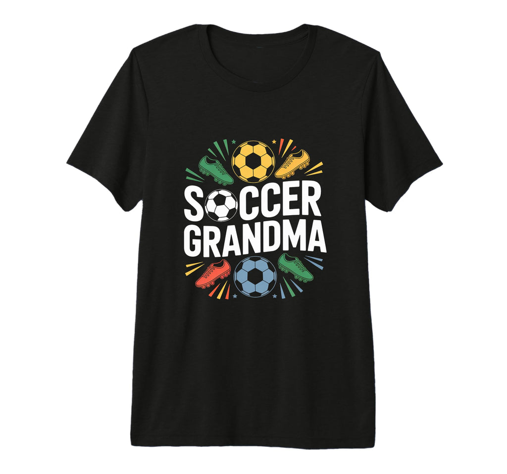 Soccer Grandma Bold Sporty Fun Tri Blend T-Shirt - Streetwear Style Unisex - T-Shirt, Sweatshirt, Hoodie