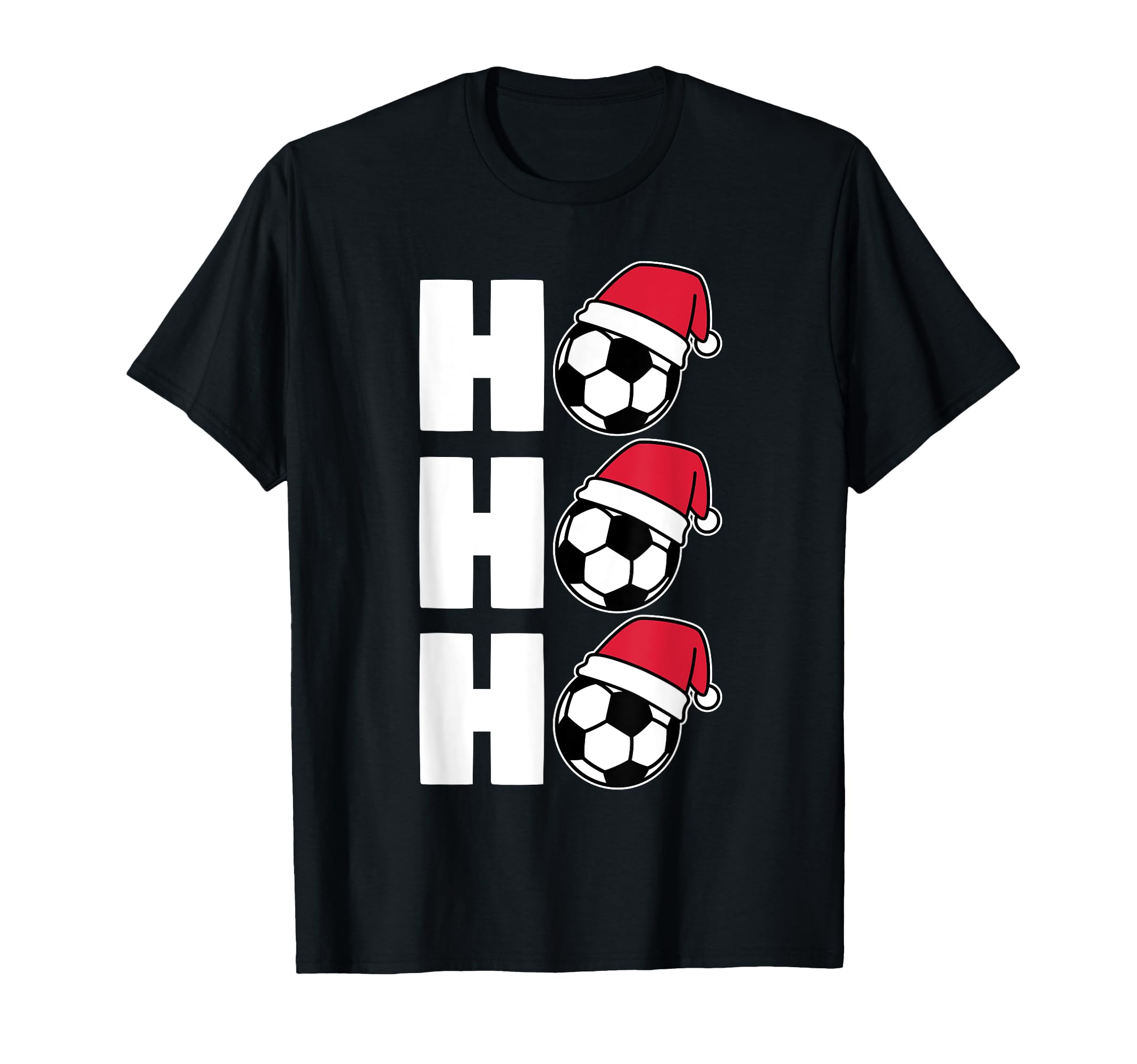 Santa Claus Soccer T-Shirt - Custom Art Print Men Women - T-Shirt, Sweatshirt, Hoodie