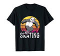 Panda Bear Skate Blades Roller T-Shirt - Streetwear Style for Adults - T-Shirt, Sweatshirt, Hoodie