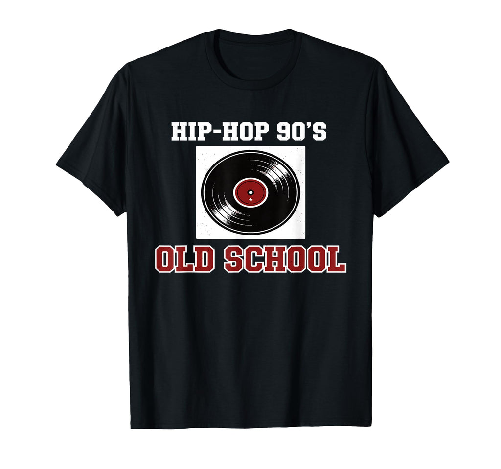Hip Hop 90S Old School Vinyl Turntable Old T-Shirt - Unique Graphic Unisex - T-Shirt, Sweatshirt, Hoodie