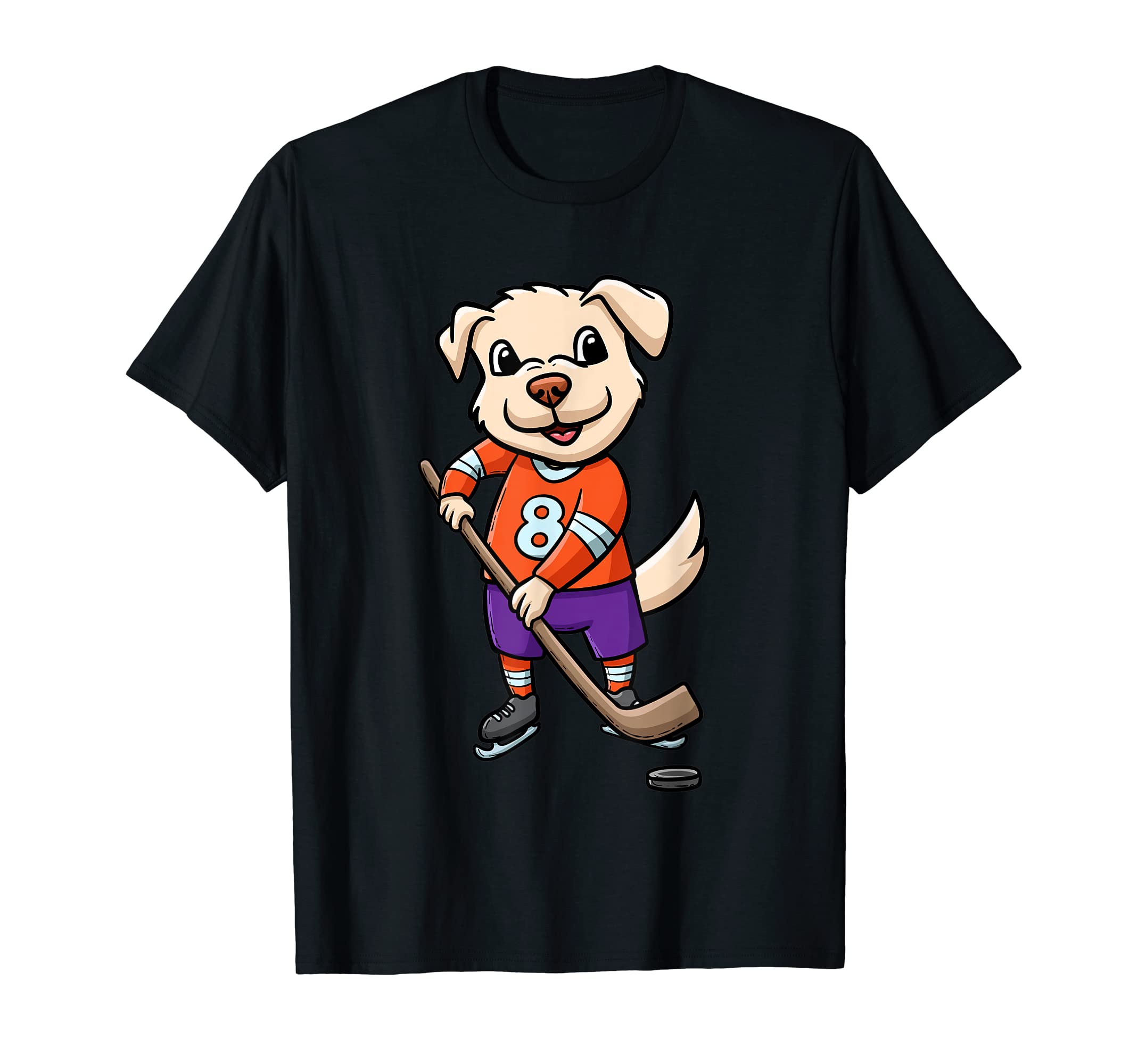 Dog Owner Ice Hockey Enthusiast Player T-Shirt - Novelty Apparel Men Women - T-Shirt, Sweatshirt, Hoodie