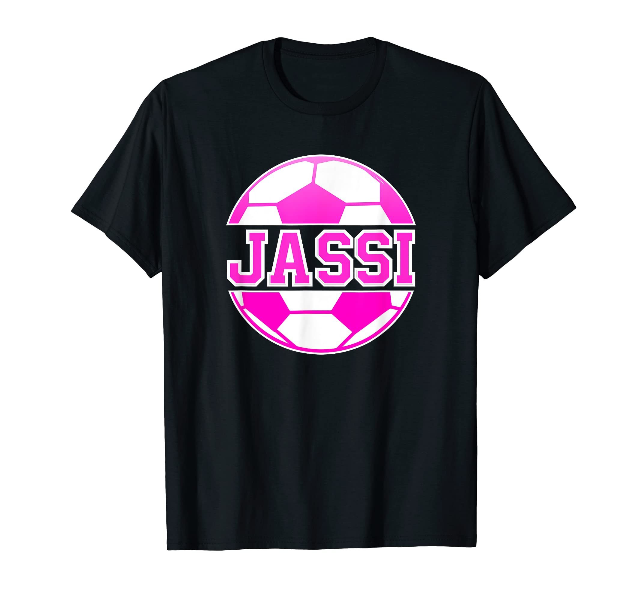 Jassi Name Soccer Play Football T-Shirt - Custom Art Print Men Women - T-Shirt, Sweatshirt, Hoodie