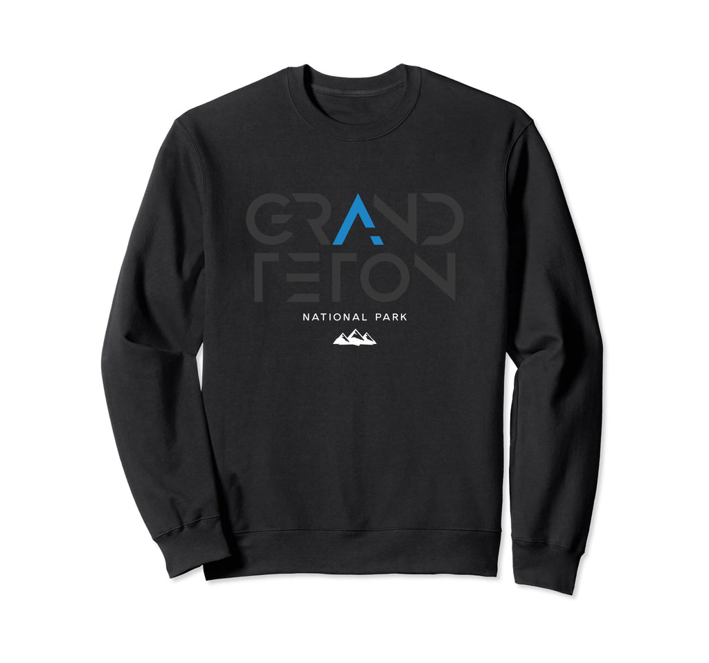 Grand Teton National Park Wyoming Tonal Sweatshirt - Unique Graphic Unisex - T-Shirt, Sweatshirt, Hoodie