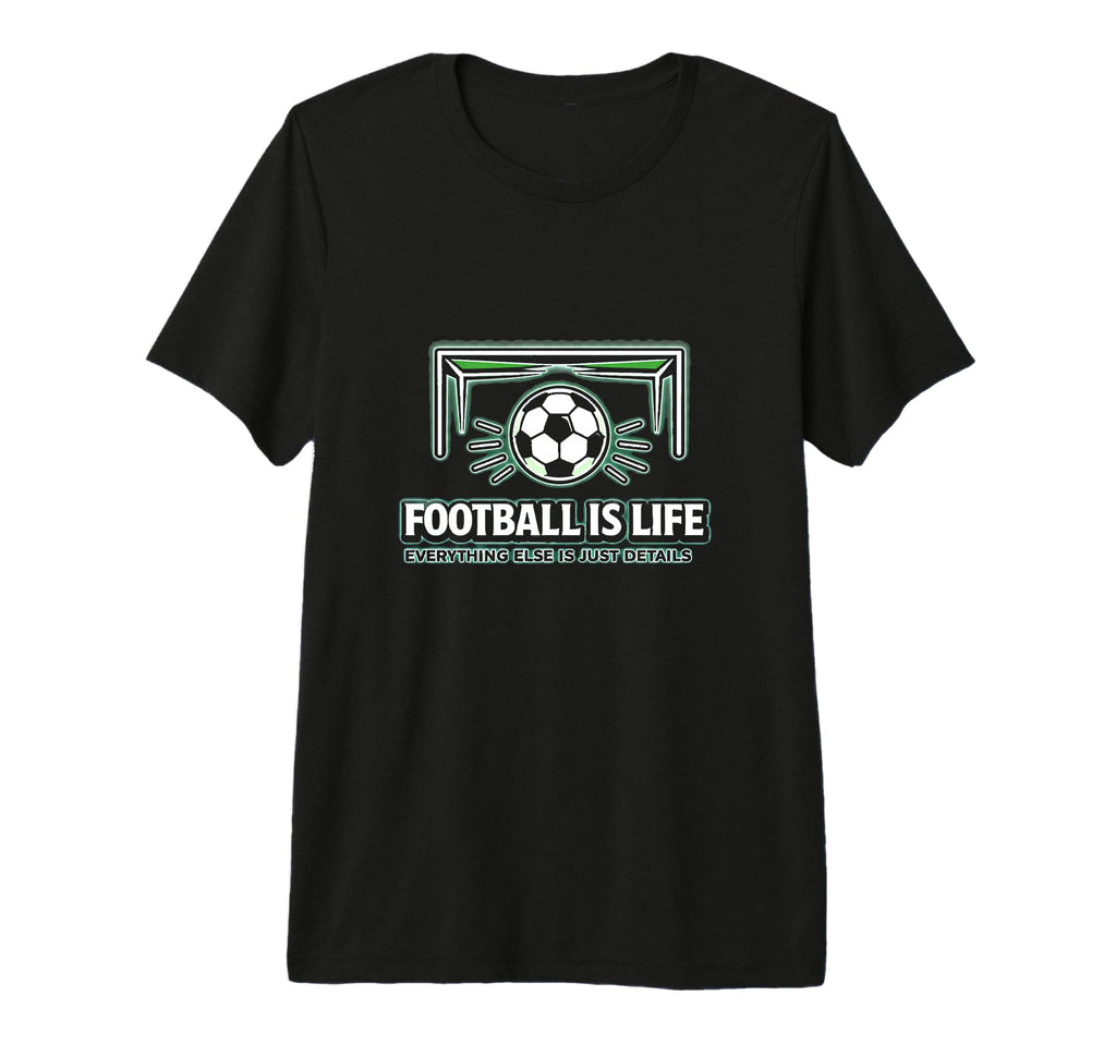 Football Is Life Goal Hmfl Brand T-Shirt - Fun Novelty Design Men Women - T-Shirt, Sweatshirt, Hoodie