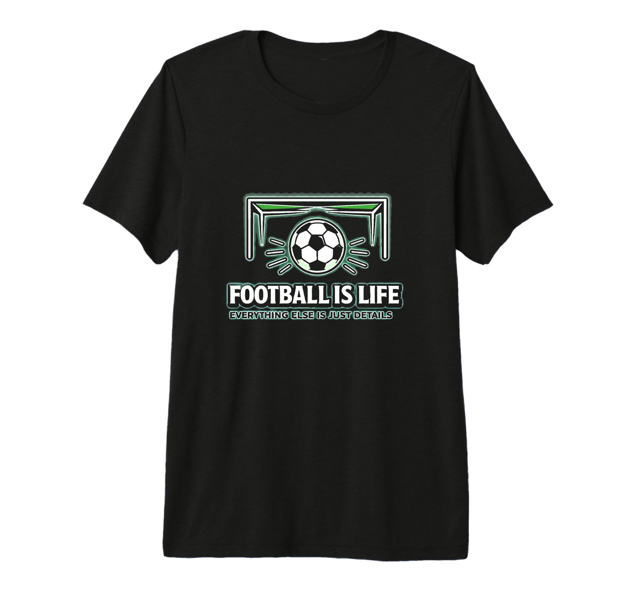 Football Is Life Goal Hmfl Brand T-Shirt - Fun Novelty Design Men Women - T-Shirt, Sweatshirt, Hoodie