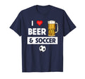 I Love Beer Soccer Drinking Games T-Shirt - Custom Art Print for Adults - T-Shirt, Sweatshirt, Hoodie