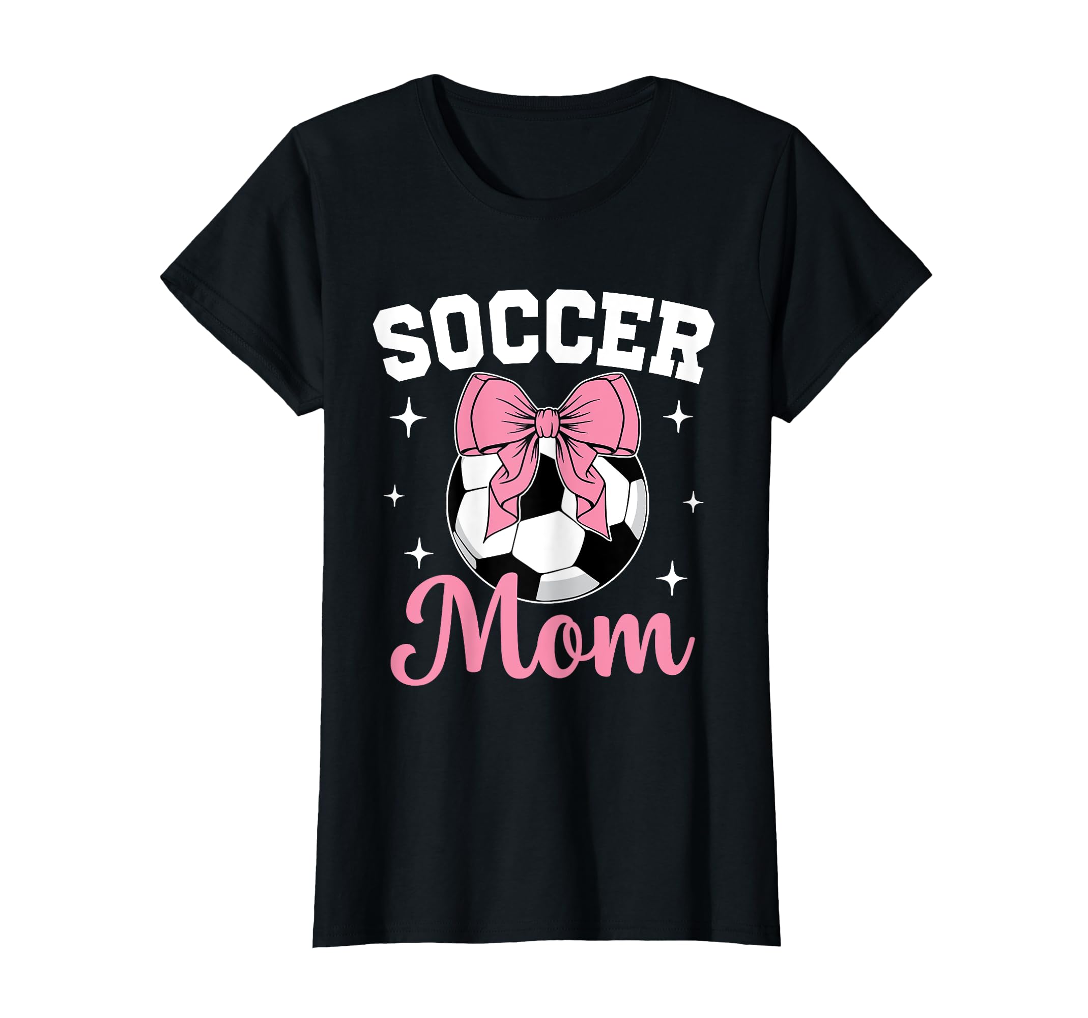 Soccer Mom Coquette Bow Soccer Mom T-Shirt - Graphic Print for Adults - T-Shirt, Sweatshirt, Hoodie