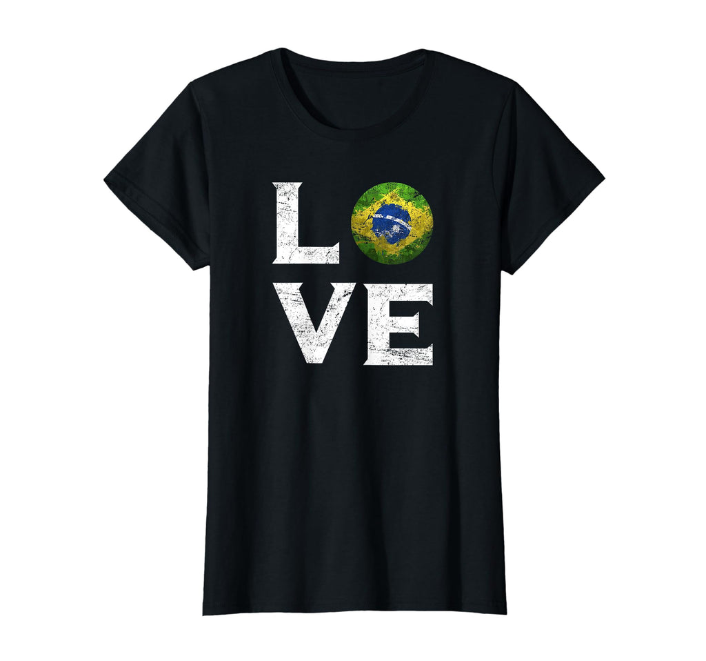 Brazil Soccer Distressed I Love Brasil T-Shirt - Unique Graphic for Adults - T-Shirt, Sweatshirt, Hoodie